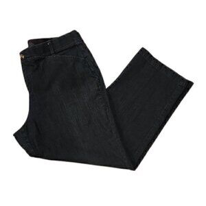 [Khakis & Co] Easy Waist Hi Rise Straight Jeans - Size 18W